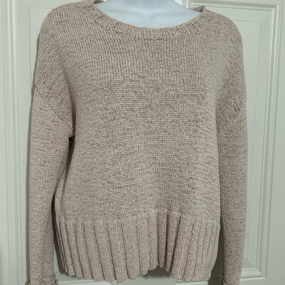 J. Crew Women's Tan Crew Neck Sweater